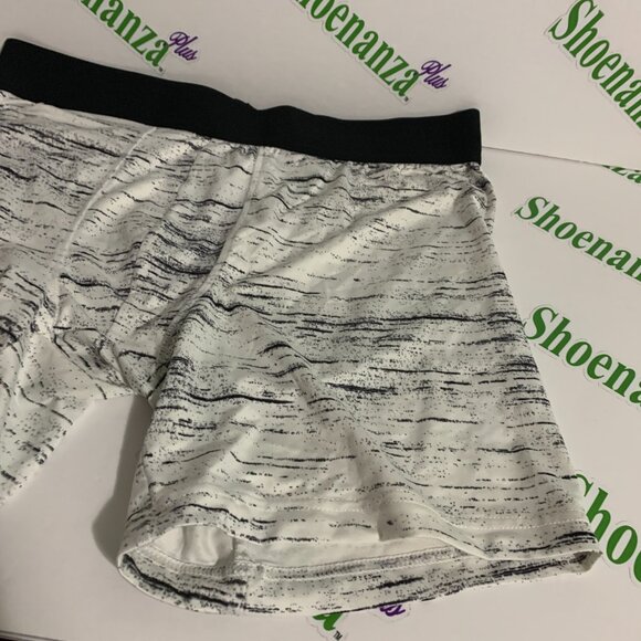 Black By Rue21 Boxer Brief Underwear Space Dye Tagless White Gray Mens XL - Picture 2 of 7